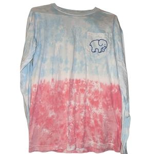 Ivory Ella Tye Died Long Sleeve Shirt Size Small